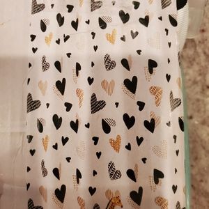 Heart shower curtain